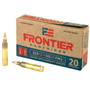 Frontier Cartridge Frontier Cartridge Military Grade Varmint 223 Rem 55gr Full Metal Jacket Ammunition - FR100 - $11.79 at DEGuns