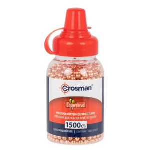 Crosman 0737 CopperHead BBs .177 Copper-Coated Steel 1500 Carton