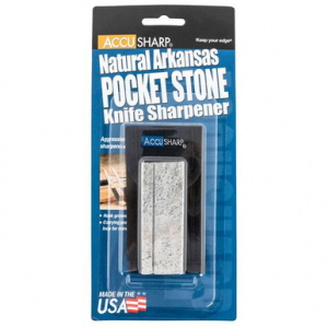 AccuSharp 024C Pocket Stone Arkansas Stone Sharpener Natural