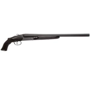 Chiappa Firearms 500 12 Gauge Break Open Shotgun with 20" Black Side By Side Barrel, Black Receiver, Black Wood Stock, Includes Pistol Grip - 930.385