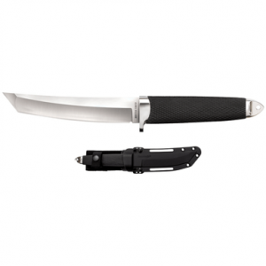 Cold Steel CS35AB San Mai Master 6" Fixed Tanto Plain Satin VG-10 San Mai Knife