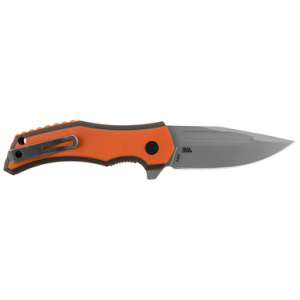 CRKT 2372 Fawkes 2.74" Folding Clip Point Plain Bead Blasted 4116 Stainless Steel Knife