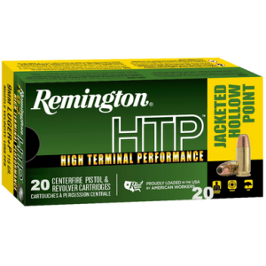 ington Ammunition HTP 9mm Luger 147 Gr Jacket Hollow Point 20 Per Box Ammo