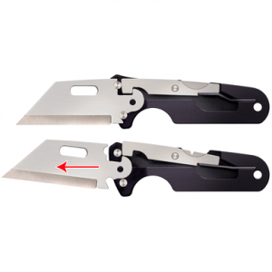 Cold Steel CS40AL Click-N-Cut Hunter 2.50" Fixed Bowie/Gut Hook/Plain/Serrated Knife