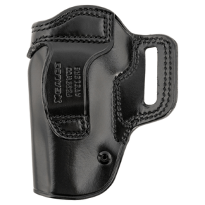 Galco AV212RB Avenger OWB Black Leather Fits 1911 5" Belt Slide, Right Hand