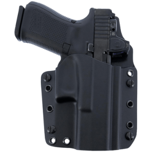 Galco CVS224RB Corvus IWB/OWB Black Kydex Belt Loop Fits CZ P-10F/Glock 17 Gen 5/Zev Tech Right Hand