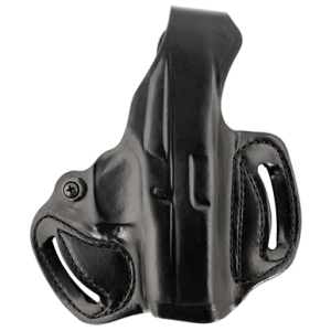 DeSantis Gunhide 085BA8JZ0 Thumb Break Mini Slide OWB Black Leather Belt Slide Fits Sig P365 Belt 1.75" Wide Right Hand