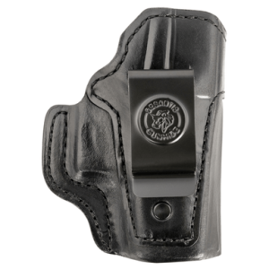 DeSantis Gunhide 127BAB6Z0 Inside Heat IWB Black Leather Belt Clip Fits Glock 19/19 Gen 5/19X/23/32/45 Right Hand