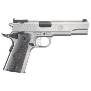 Ruger SR1911 Target 9mm Semi-Auto Pistol, 5" Barrel, 9-RD, G10 Grips, Stainless