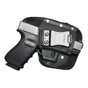 Crossfire Shooting Gear CRFEDCSA1SFR The EDC IWB Black Ballistic Nylon Belt Clip Fits Subcompact 2.50" Barrel Right Hand