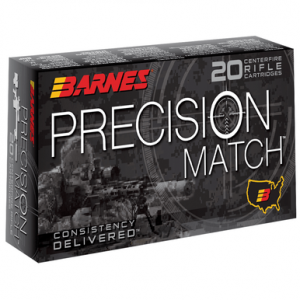 nes Bullets 32018 Precision Match 223Rem 77gr Match Burner OTM BT 20 Per Box Ammo