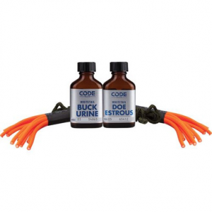 Code Blue OA1074 Double Drag Combo Buck Lure Doe, In Estrous Buck Urine 2 oz