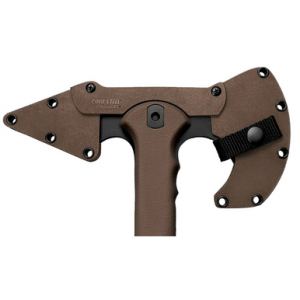 Cold Steel Trench Hawk Tomahawk with 3.50" 1055 Carbon Steel Blade and 19" Flat Dark Earth Polypropylene Handle - CS90PTHF