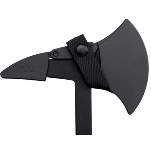 Cold Steel Demko Hawk Tomahawk with 65Mn Carbon Steel Blade, Black Heavy Duty Nylon Handle, 17.50" OAL, Includes Sheath - CS80TPA3