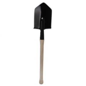 Cold Steel Spetsnaz Special Forces Shovel with Plain Black Medium Carbon Steel Blade and American Ash Handle, 30" Long - CS92SFX