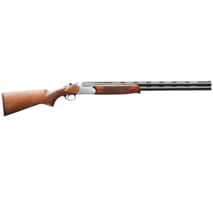 Charles Daly 202 Full Size 20 Gauge Break Open Shotgun with 26" Blued Vent Rib Barrel, Silver Engraved Steel Receiver, and Fixed Walnut Wood Stock - 930217