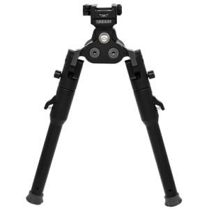 Warne 7921M Skyline Pro Bipod Black Anodized QD Picatinny Head with Lite Legs