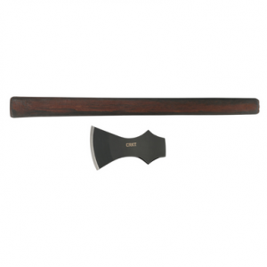 CRKT Freya 3.46" Axe with S55C/1055 Carbon Steel Blade and Tennessee Hickory Handle - 2749