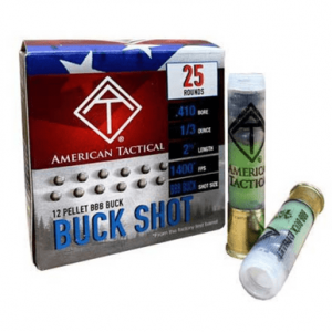  ATIAC410BBB Shotshell 410 Gauge 12 Pellets BBB Shot 25 Per Box/ 10 Case Ammo