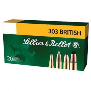 lier & Bellot .303 British Ammunition 20 Rounds 150 Grain Soft Point 2654 Fps SB303B Ammo