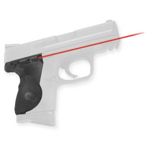 Crimson Trace LG-661 Lasergrips - Black, Red Laser, Fits Smith & Wesson M&P Compact - 0121201