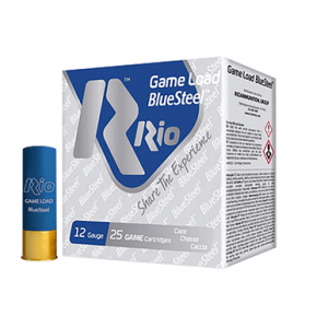 Rio Ammunition Game Load BlueSteel 12 Gauge 2.75 1 1/8 Oz 5 Shot Ammo - GLBS325 GLBS325 Ammo