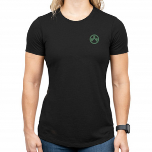 Magpul Prickly Pear Women's Black Cotton/Polyester Short Sleeve 2XL - MAG13410012X