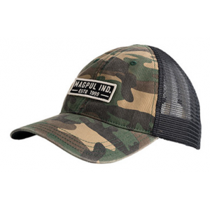 Magpul Established Garment Trucker Hat Woodland Camo Adjustable Snapback OSFA Embroidered Patch - MAG1260964