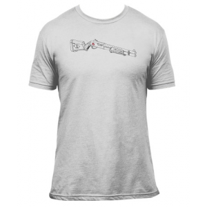 Magpul SGA Blueprint Stone Gray Heather Cotton/Polyester Short Sleeve 3XL - MAG12780413X