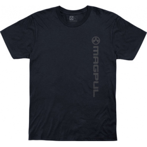 Magpul Vertical Logo Navy Cotton Short Sleeve Small - MAG1113410S