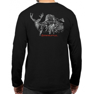 Magpul Muley Charcoal Gray Cotton Long Sleeve Small - MAG1233010S