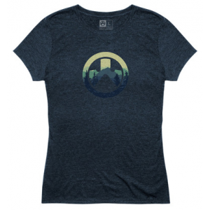 Magpul Cascade Women's Navy Heather Cotton/Polyester Short Sleeve XL - MAG1193411XL