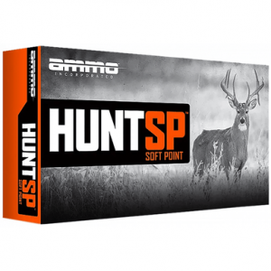 o Inc 308165SPA20 Hunt 308 Win 165 Gr Soft Point 20 Per Box/ 10 Case Ammo