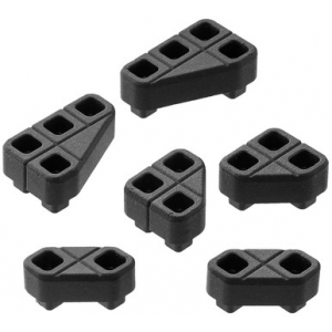 Magpul DAKA Block Kit Angled, Includes 45 Degree Blocks (2), 45/90 Degree Blocks (2) & 30/60 Degree Blocks (2), Black Polypropylene, Fits Magpul DAKA Cases/Organizer Systems - MAG1366BLK
