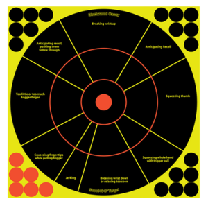 Birchwood Casey Shoot-N-C Reactive Target Bullseye - 34075