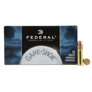 Federal 757 Game-Shok 22 Mag 50 gr Jacketed Hollow Point (JHP) 50 Bx/ 60 Cs