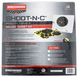 Birchwood Casey Shoot-N-C Reactive Target Variety Pack Bullseye - 34208