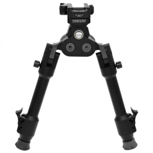 Warne 7923M Skyline Pro Bipod Black Anodized QD Picatinny Head with Precision Legs