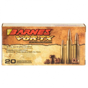 nes Bullets 31190 VOR-TX Rifle 5.56x45mm 62 Gr TSX Boat Tail 20 Bx/ 10 Cs Ammo