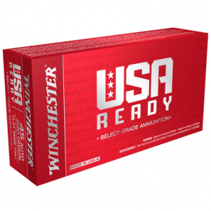Winchester Ammo USA Ready 45 ACP 230 gr Full Metal Jacket Flat Nose (FMJFN) - RED45