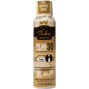 Tinks Peak30 Hot Shot Deer Doe In Estrus Scent - 5 oz Fogger - W5503