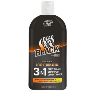 Dead Down Wind Black Premium 3-in-1 Combo Odor Eliminator - 16 oz Squeeze Bottle - 127160