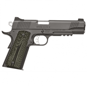 Kimber 3200338 Custom TLE/RL II 10mm 8+1 5" Flat Top Steel Slide Matte Black Aggressively Textures G-10 Grip
