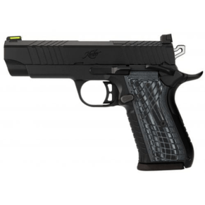 Kimber 3100017 KDS9C 9mm 10+1 4.09" KimPro Black Front and Rear Serrations Stainless Steel Slide Black Gray and Black Crosshatch Cut G-10 Grip