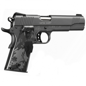 Kimber 3000235 Custom 45 ACP 5" Stainless Front Serrations Charcoal Gray/KimPro II Slide Charcoal Gray/KimPro II Crimson Trace Urban Camouflage Grip