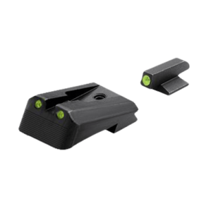 Kimber ML11219 1911 Tactical Wedge Fixed Night Sight Set Green/Tritium Black Outline Front Sight-Green/Tritium Black Outline Rear Sight