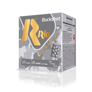Rio Ammunition RB121225 Royal Buck (4X3) 12Gauge 2.75" 1Buck Shot 25 Per Box