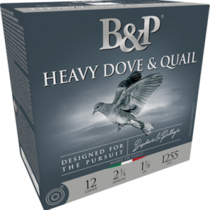  Ammunition 12B18D9 Heavy Dove & Quail 12 Gauge 2.75 1 1/8oz 9Shot 25 Per Box Ammo