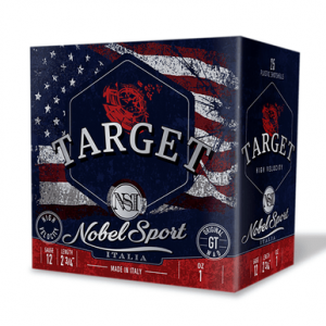 Nobel/eurosports Llc ANS121FSC8 Target 12Gauge 2.75" 1oz 8Shot 25 Per Box