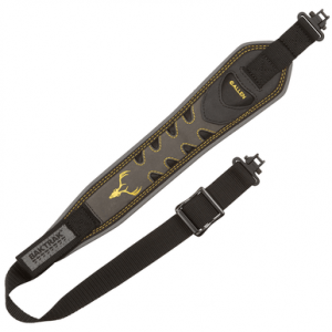 Allen 8357 Aspen 2 Point Rifle/Shotgun Sling w/Swivels Gray Nubuck Leather w/BakTrak Back, Adjustable Length 28" to 35" 3" Wide